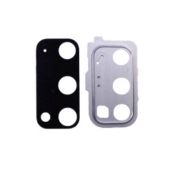 Camera Lens with Frame Samsung Galaxy S20/G980 White Camera Lens with Frame Samsung Galaxy S20/G980 White